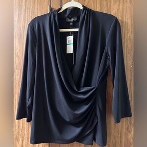 Gorgeous Black Blouse Size Large
